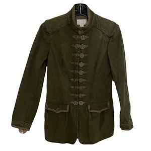 MILITARY JACKET IN KHAKI GREEN